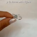 Anillo Mariposa Jade   (Plata 925)