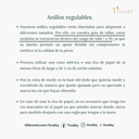 Anillo encanto floral  (Plata 925)