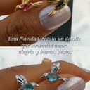 Aretes Colibri Jade (Plata 925)