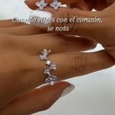 Aretes Floral Púrpura (Plata 925)