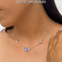 Aretes Flores Moradas (Plata 925)