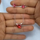 Aretes Corazón Travieso (Plata 925)