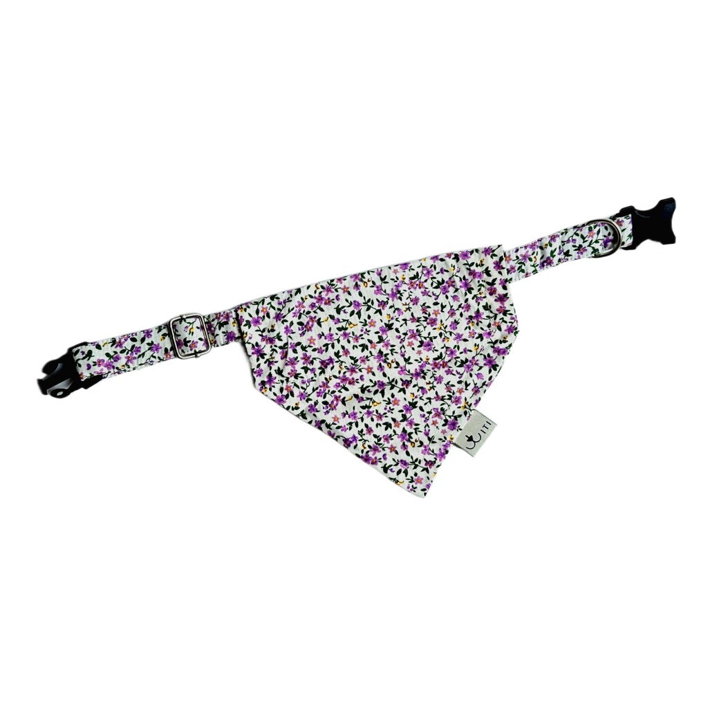 Set - Bandana - Flores Lila