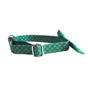 Collar Corbata Dibujo Verde