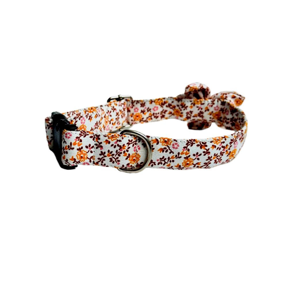 Collar Flor Flores Naranjas