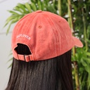 Gorra Cat Mom Naranja Washed