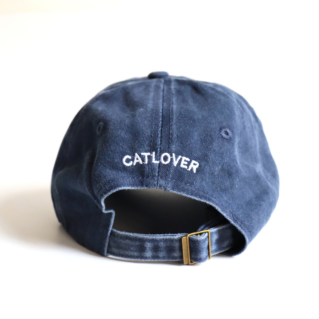 Gorra Cat Dad Azul Washed