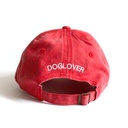 Gorra Dog Mom Rojo Washed