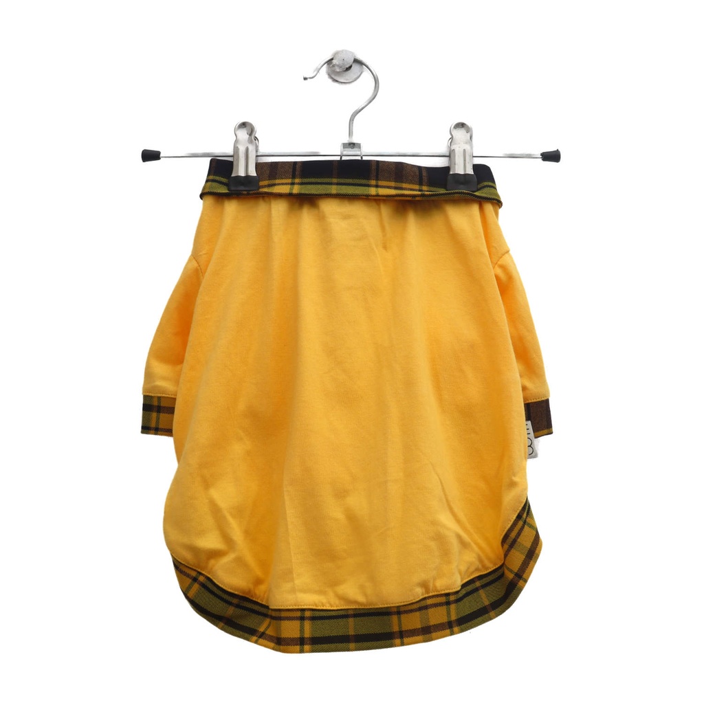 Polo - Camisa - Amarillo Cuádros