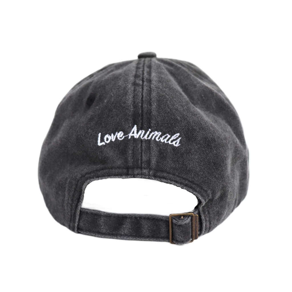 Gorra Petlover Negro Washed