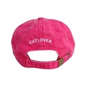 Gorra Cat Mom Fucsia Washed