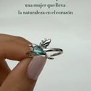 Anillo colibrí jade (Plata 925)