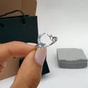 Anillo gato moonstone.  (Plata 925)