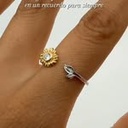 Anillo girasol sol de vida (Plata 925)