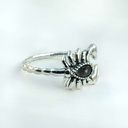 Anillo zodiaco escorpio  (Plata 925)