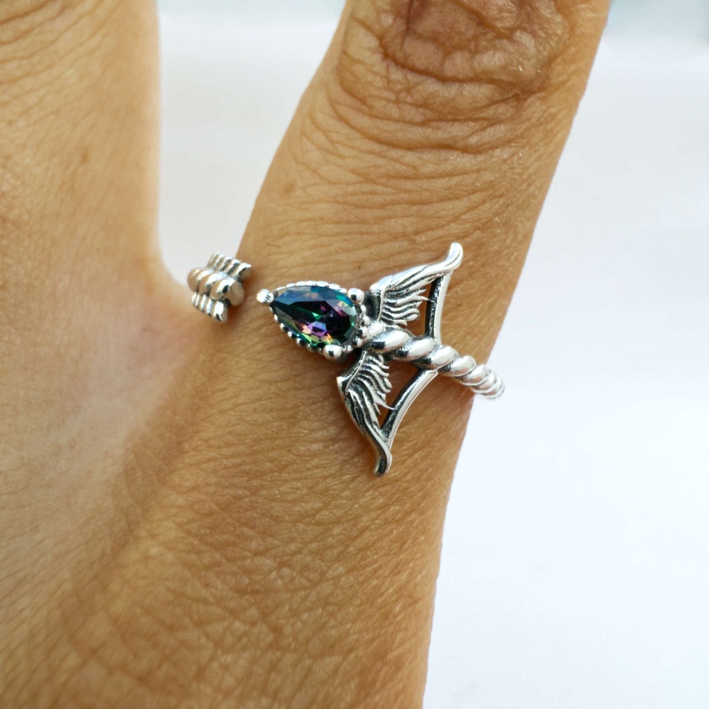 Anillo zodiaco sagitario  (Plata 925)