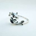 Anillo zodiaco piscis (Plata 925)