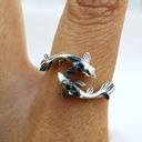 Anillo zodiaco piscis (Plata 925)