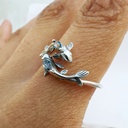 Anillo zodiaco piscis (Plata 925)