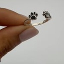 Anillo huella fiel (Plata 925)