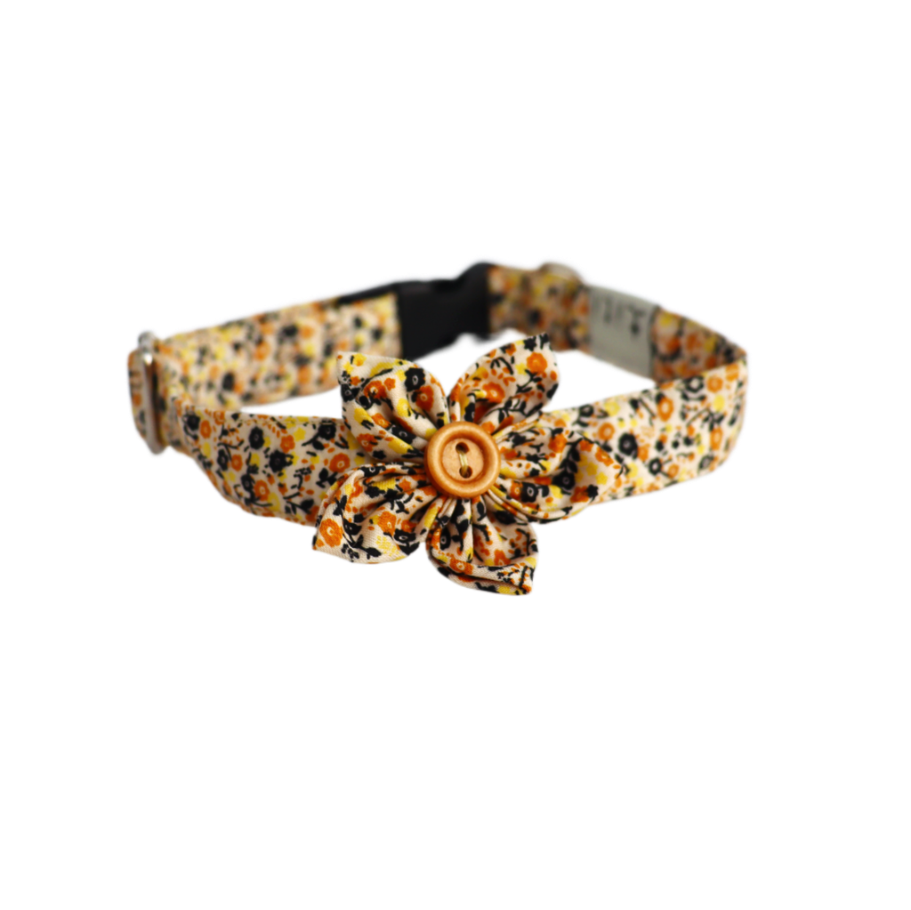 Collar Flor Amarillo Flores