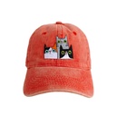 Gorra Tres Gatos Naranja Washed