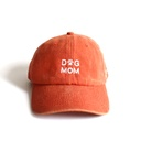 Gorra Dog Mom  Naranja Washed