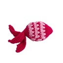 Pescado tejido con catnip fucsia