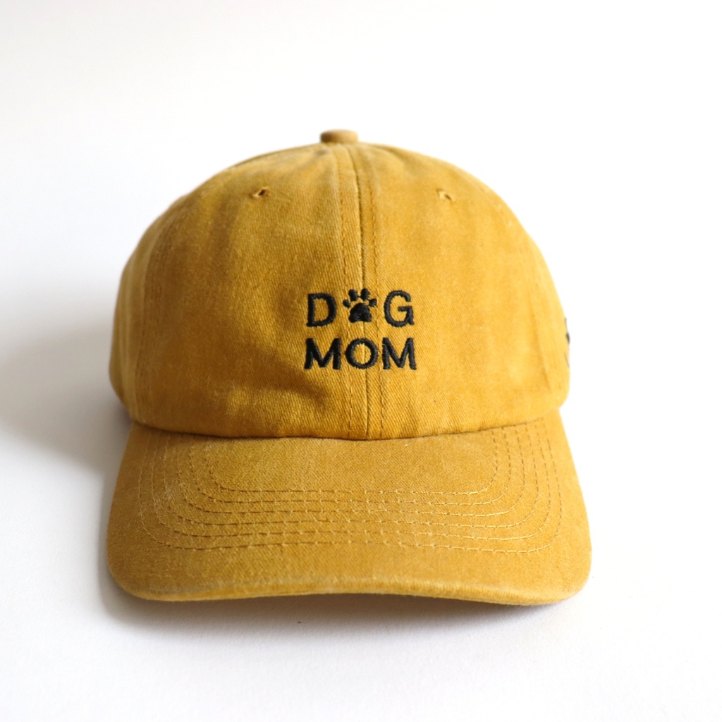 Gorra Dog Mom Mostaza Washed