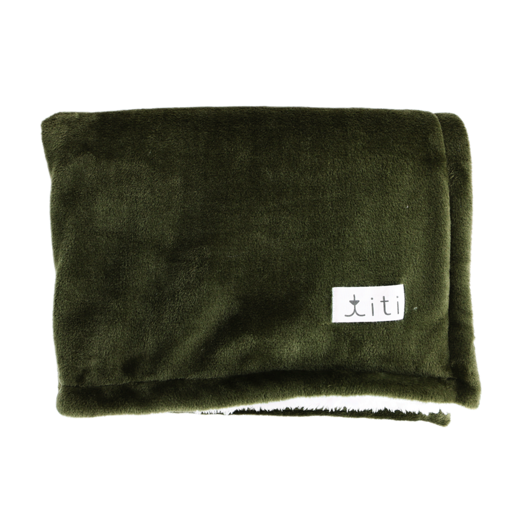 Manta Sherpa Verde Militar