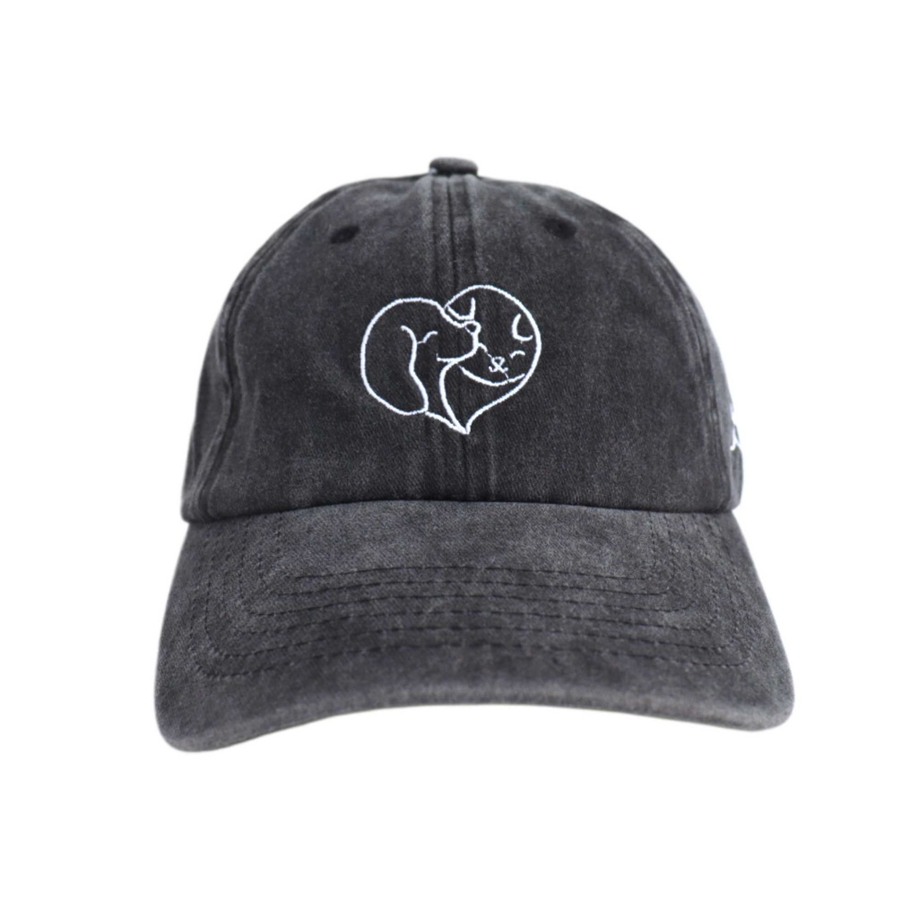 Gorra Petlover Negro Washed