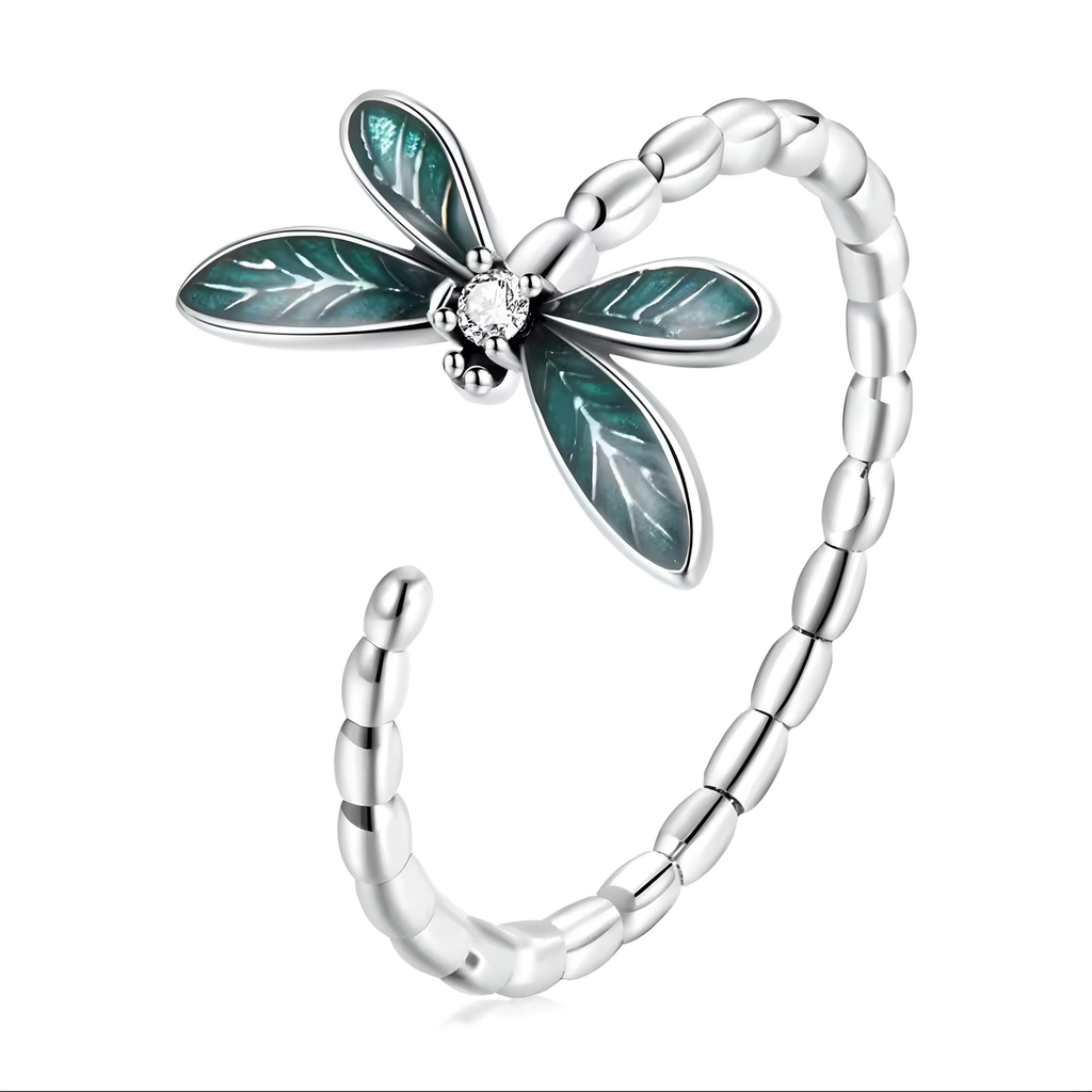 Anillo plata libélula (Plata 925)