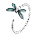 Anillo libélula (Plata 925)