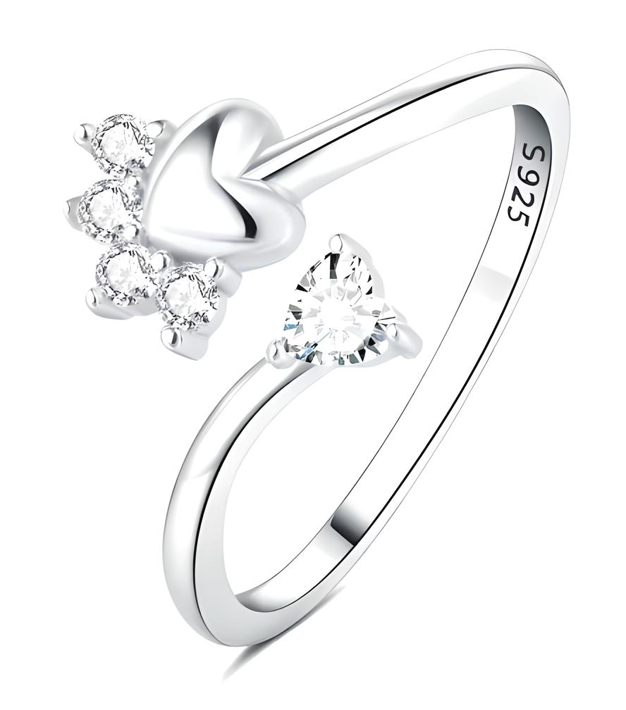 Anillo patita amorosa (Plata 925)