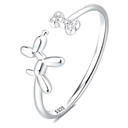 Anillo perro huesito feliz (Plata 925)