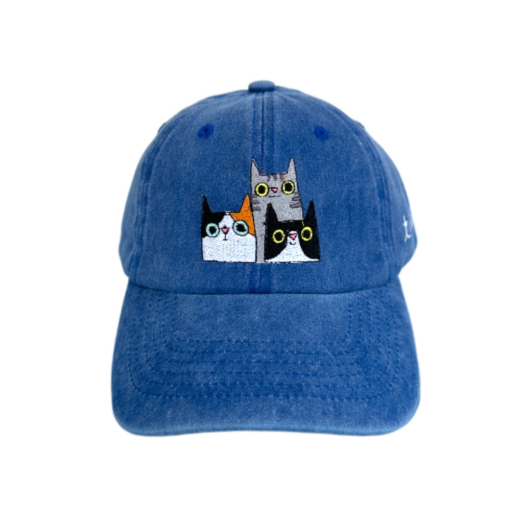 Gorra Tres Gatos Celeste Washed