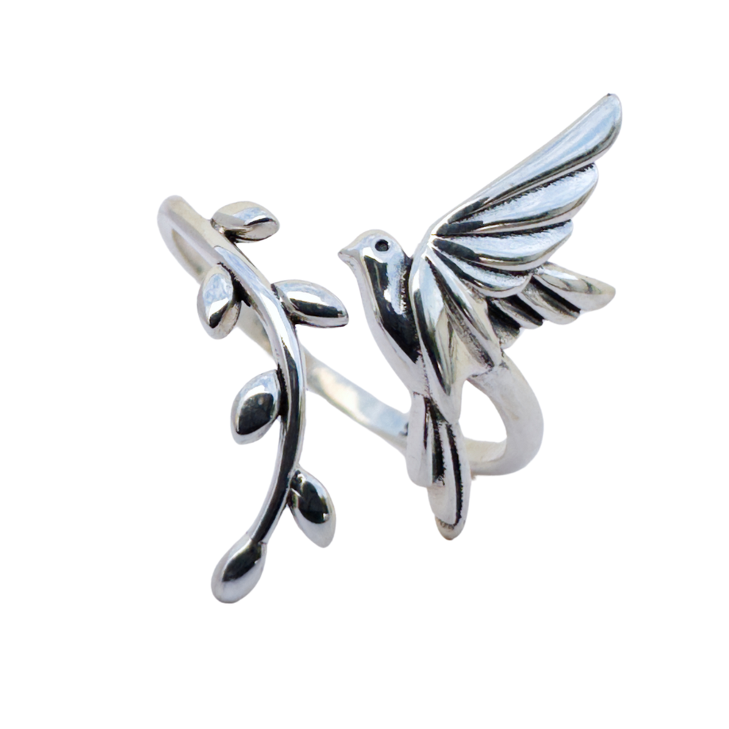 Anillo ave libertad (Plata 925)