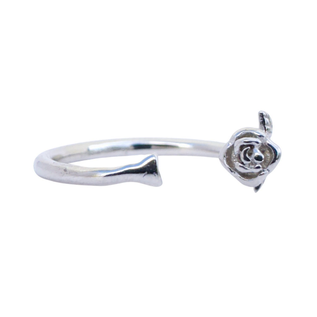 Anillo rosa eterna (Plata 925)
