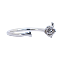 Anillo rosa eterna (Plata 925)