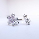 Anillo flor de ensueño rosa  (Plata 925)