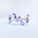 Anillo esencia de flores  (Plata 925)