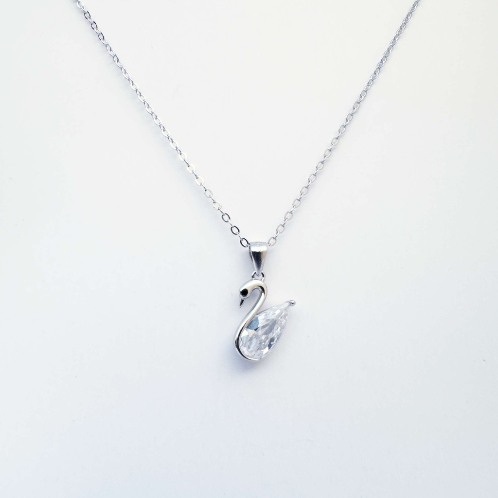 Collar Cisne Eterno (Plata 925)
