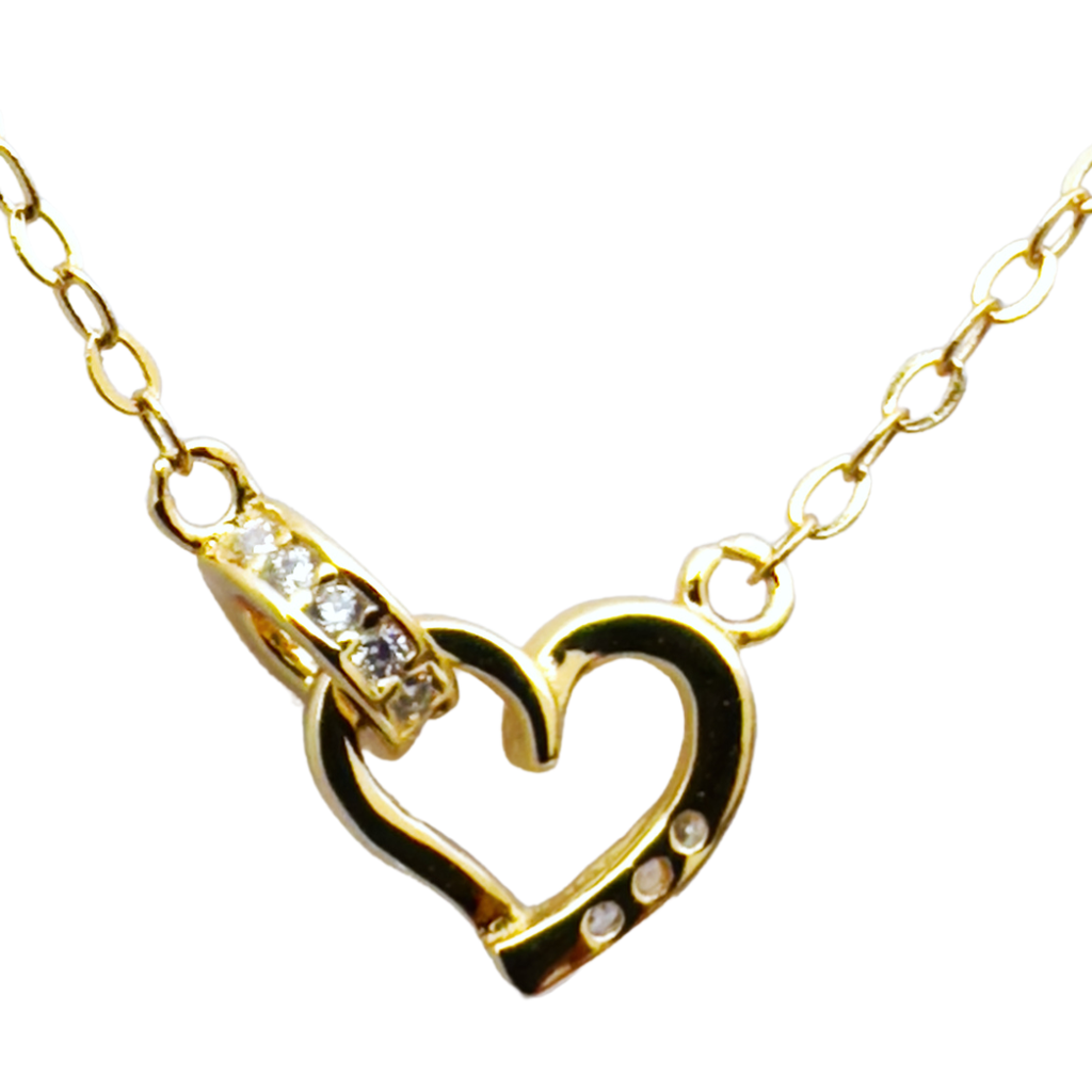 Collar latido dorado (Plata 925)