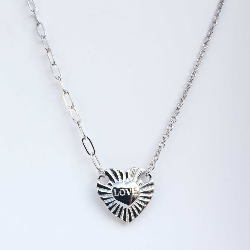 Collar amor radiante  (Plata 925)