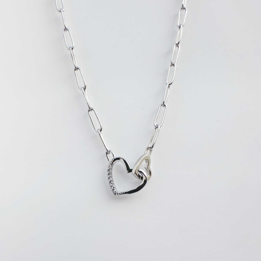 Collar unión infinita  (Plata 925)