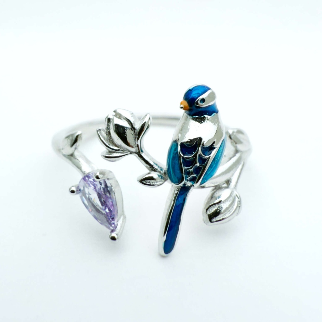 Anillo Bluebird (Plata 925)