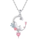 Collar Flower Cat (Plata 925)