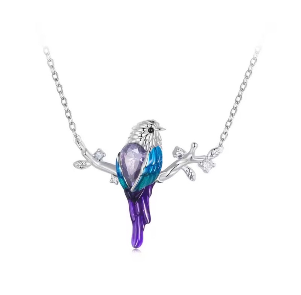 Collar Espíritu del Colibrí (Plata 925)