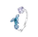 Anillo Colibrí encantado  (Plata 925)