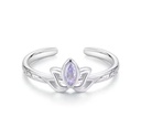 Anillo Aura de loto (Plata 925)